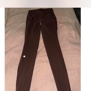Brown lululemon long leggings